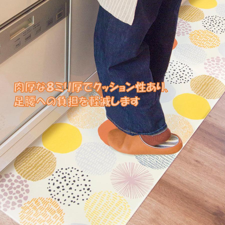 専門店 オカトー 拭けるキッチンマット ドット 約45×180cm キッチンマット fucoa.cl 専門店 オカトー 拭けるキッチンマット ドット 約45×180cm キッチンマット fucoa.cl