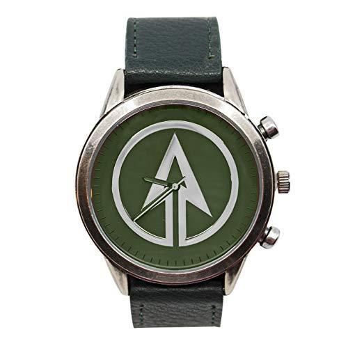 生まれのブランドで グリーンアローシンボルウォッチ 調節可能なストラップ付き 腕時計