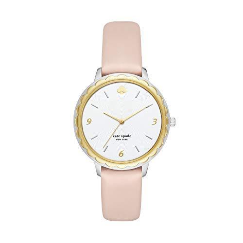 【史上最も激安】 New Spade Kate York ワンサイズ ピンク ブラッシュド 38mm スカラップウォッチ レディース 腕時計