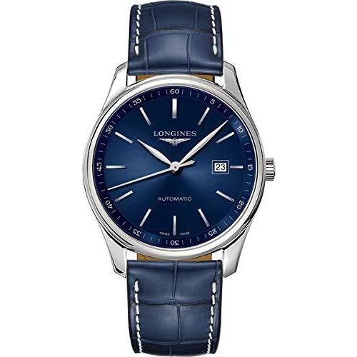 安いそれに目立つ Blue Sunray Automatic Master Longines Dial L2.893.4.92.0 Watch Men's 腕時計