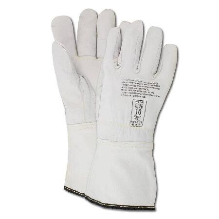 【予約】 Gloves Protector Voltage Low Linesman Safety & Glove Magid | Whi Pair), (3 Pearl, 10, Size Gloves, Insulating Electrical Rubber with Use for ナイフ、ツール