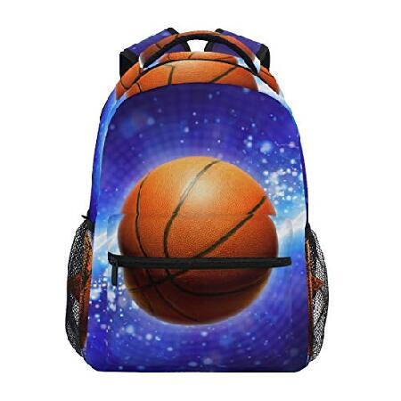 驚きの値段 Laptop Bags School Backpack Stars Basketball Sports Vintage LIFE U Casual Women Men Girl Boy for Bag バックパック、ザック