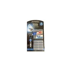【ゆうパケット送料無料】Schick シックハイドロ5カスタム ホルダー1本(刃付き)＋替刃16個入 替刃計17個（Yahoo!・キッチン倶楽部）