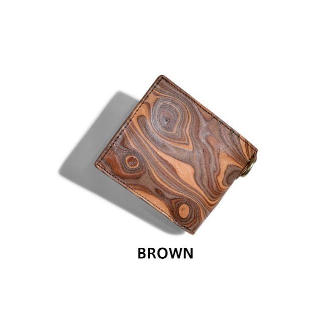 GOwest×MAGNET 二つ折り財布 ブラウン GOWEST ゴーウエスト MAGNET マグネット SHORT WALLET : BROWN