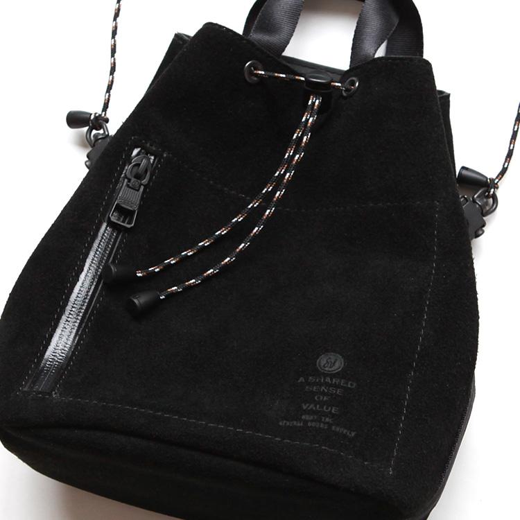 AS2OV（アッソブ） バッグ 巾着ショルダー WATER PROOF SUEDE DRAW