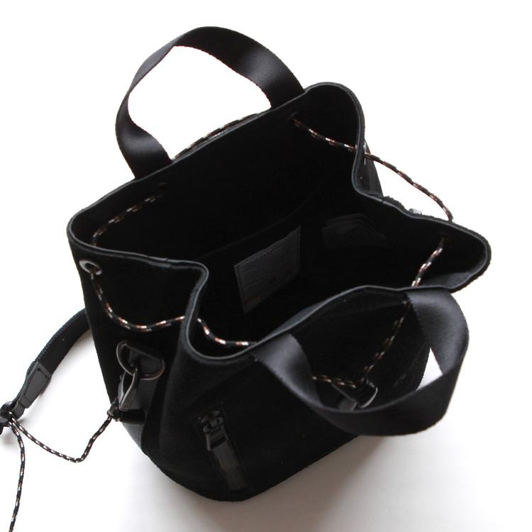 AS2OV（アッソブ） バッグ 巾着ショルダー WATER PROOF SUEDE DRAW