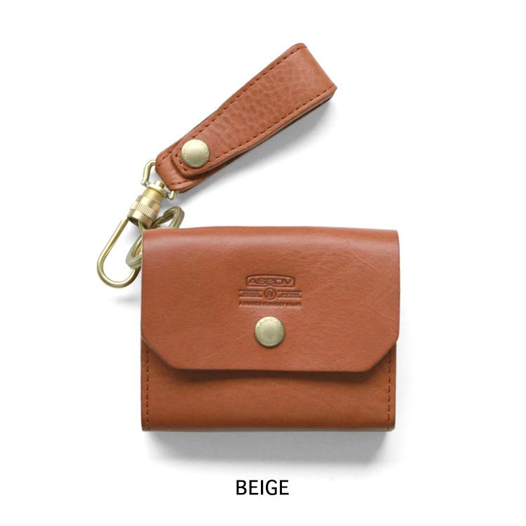 AS2OV（アッソブ） カードケース OILED SHRINK LEATHER CARD CASE