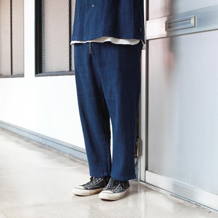 GO HEMP ダークブルー カーゴパンツ buddyjokes,バディージョークス