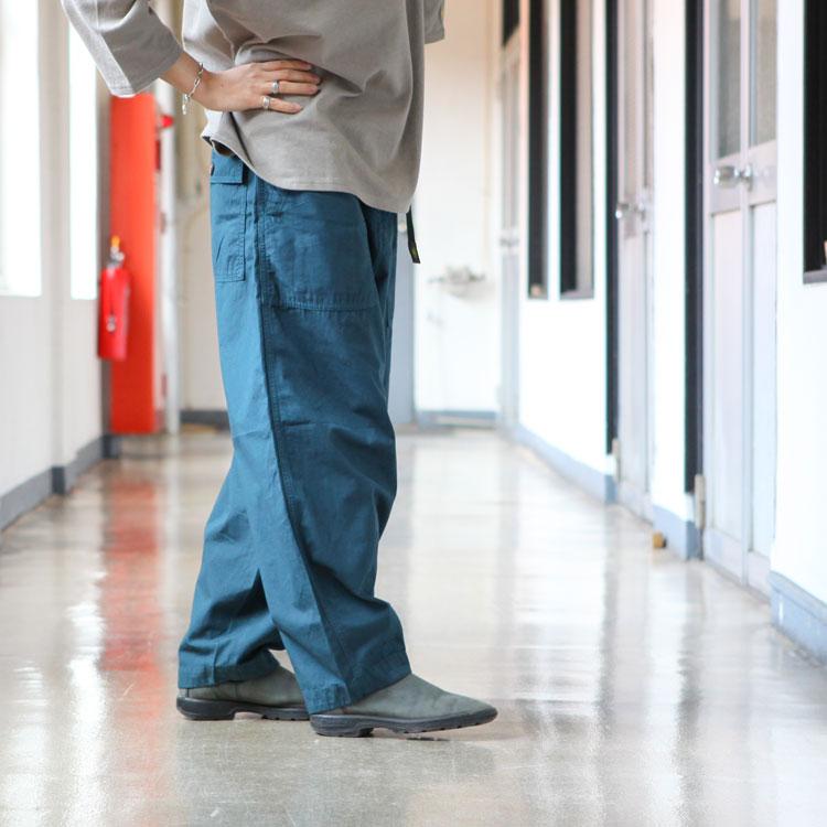 GOHEMP TRAVEL BALLOON PANTS ゴーヘンプ L GOHEMP ゴーヘンプ｜TRAVEL BALLOON PANTS (ペールカーキ)(太め