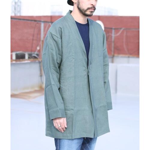 Phateewear Phatee ファッティー HAPPI JACKET : BROWN FLOOR - 通販