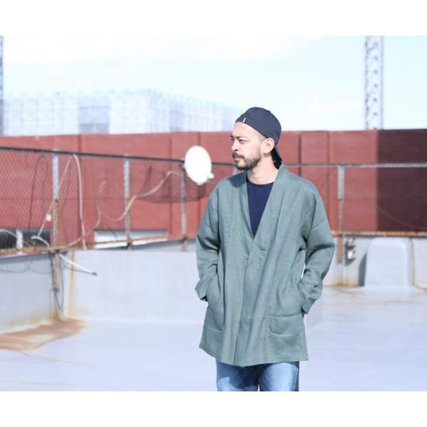Phatee wear 　ファッティー　ウールジャケット Phateewear Phatee ファッティー HAPPI JACKET : BROWN FLOOR - 通販