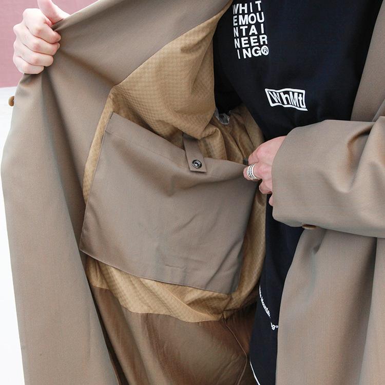 F/CE.（エフシーイー） ダブルブレステッドコート WRAP COAT : BROWN