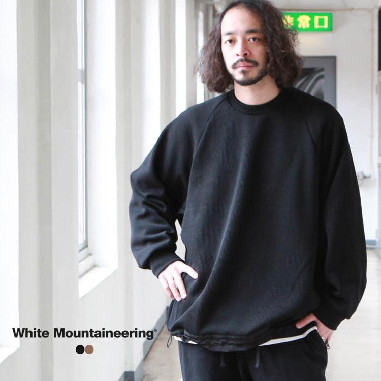 -〔MAN〕- 　　 WHITE MOUNTAINEERING BLK ホワイトマウンテニアリング 　　RAGLAN OVERSIZE PULLOVER
