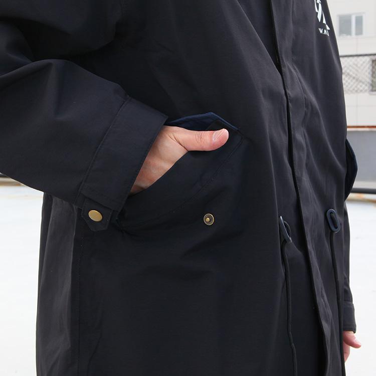 【即発送】W.M.B.C × KIU WATERPROOF MODS COAT WHITE MOUNTAINEERING White Mountaineering ホワイト