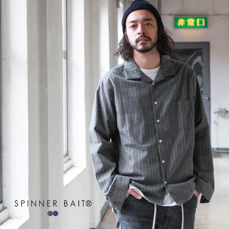 スピナーベイト Spinner Bait トップス シャツ オープンカラーシャツ