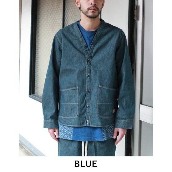GOWEST ゴーウエスト COMFORT CARDIGAN / 10.5oz COLOR DENIM トップス 