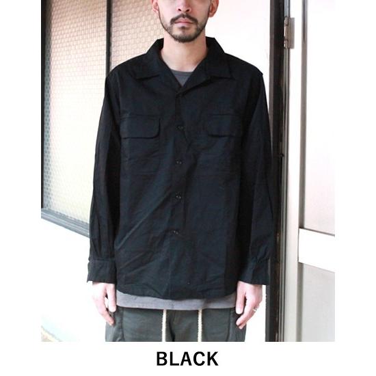 GOWEST ゴーウエスト OUT OF BORDER SHIRTS / MINI HERRINGBONE トップス シャツ｜brownfloor｜19