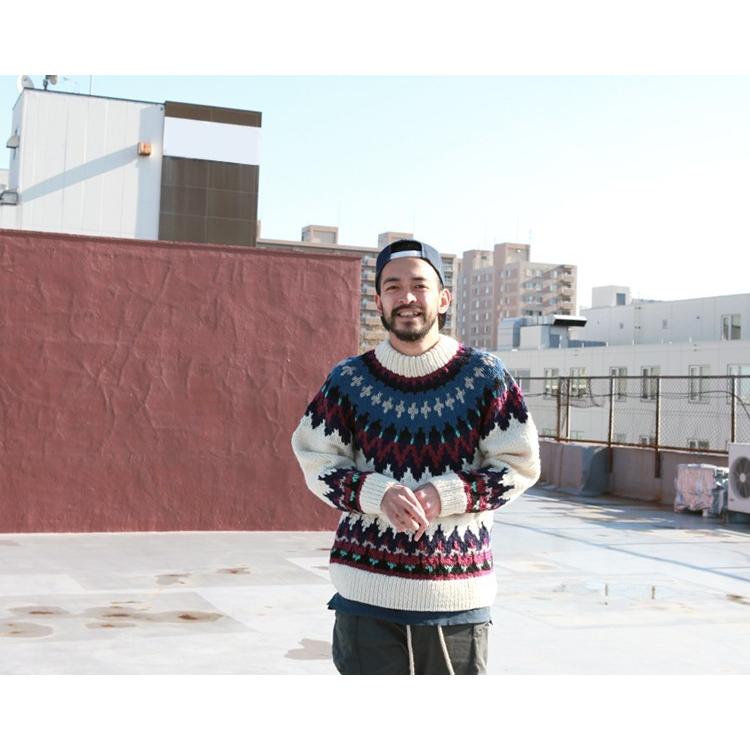 GOWEST（ゴーウエスト） ESCAPE HAND KNIT SWEATER / PERU KNIT 