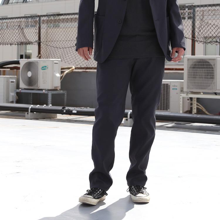 sage de cret（サージュデクレ） パンツ ツイルストレッチ ペグトップ