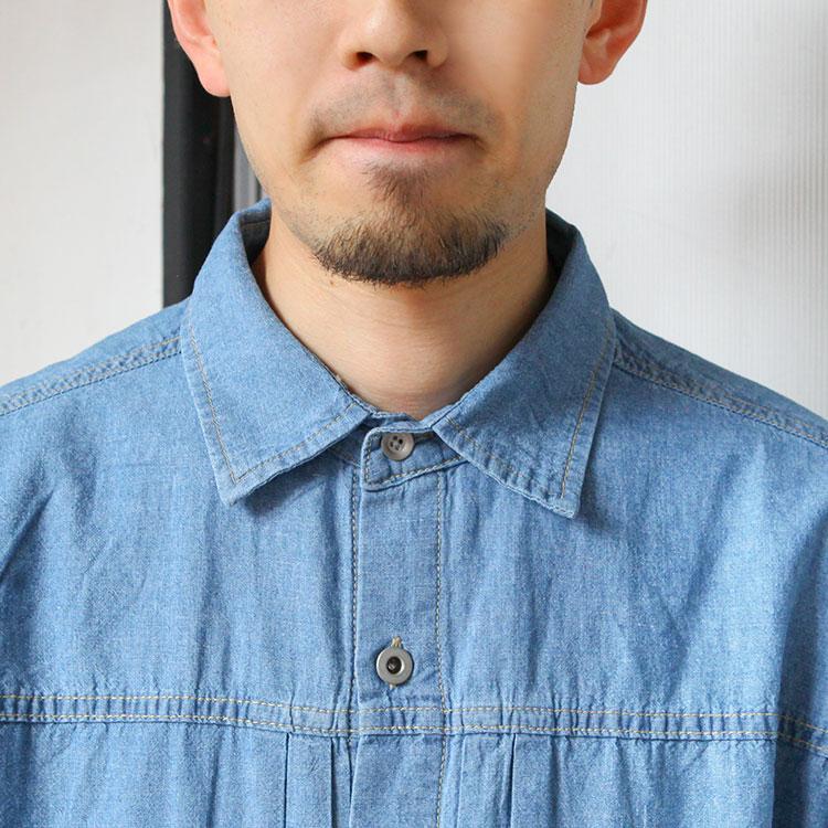 GOHEMP（ゴーヘンプ） GO HEMP gohemp トップス PLEATS WORK SHIRTS