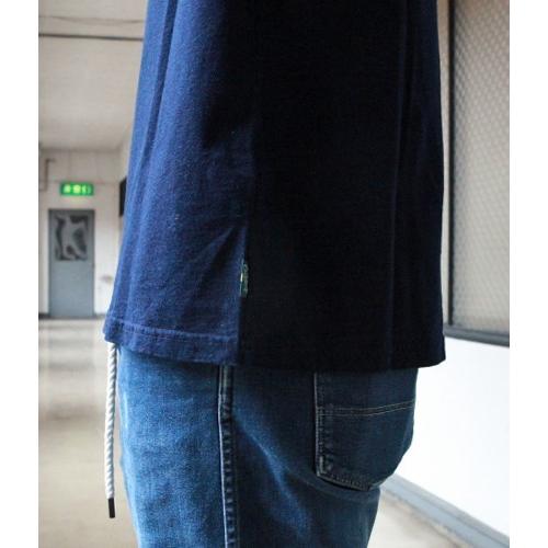 デカサイ　GOHEMP ネイビー XL 七分袖カットソー GOHEMP ゴーヘンプ GO HEMP gohemp トップス Tシャツ 七分袖