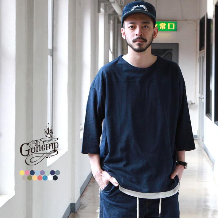 GOHEMP ゴーヘンプ WIDE FOOTBALL TEE / H/OC JERSEY トップス GOHEMP ゴーヘンプ WIDE FOOTBALL TEE / H/OC JERSEY トップス
