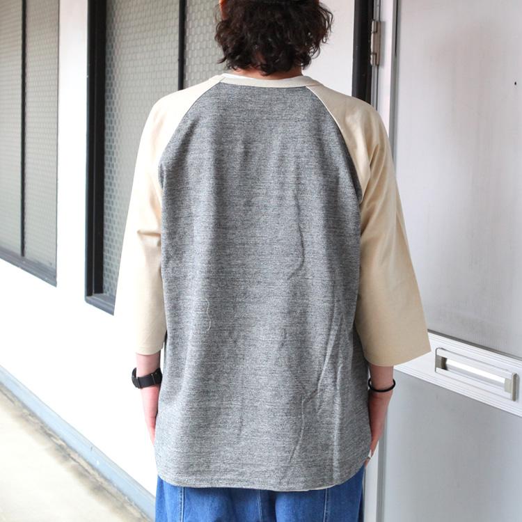 ゴーヘンプ GO HEMP gohemp トップス ロンT WIDE BASEBALL TEE / HEATHER PRINT 2023SS｜brownfloor｜13