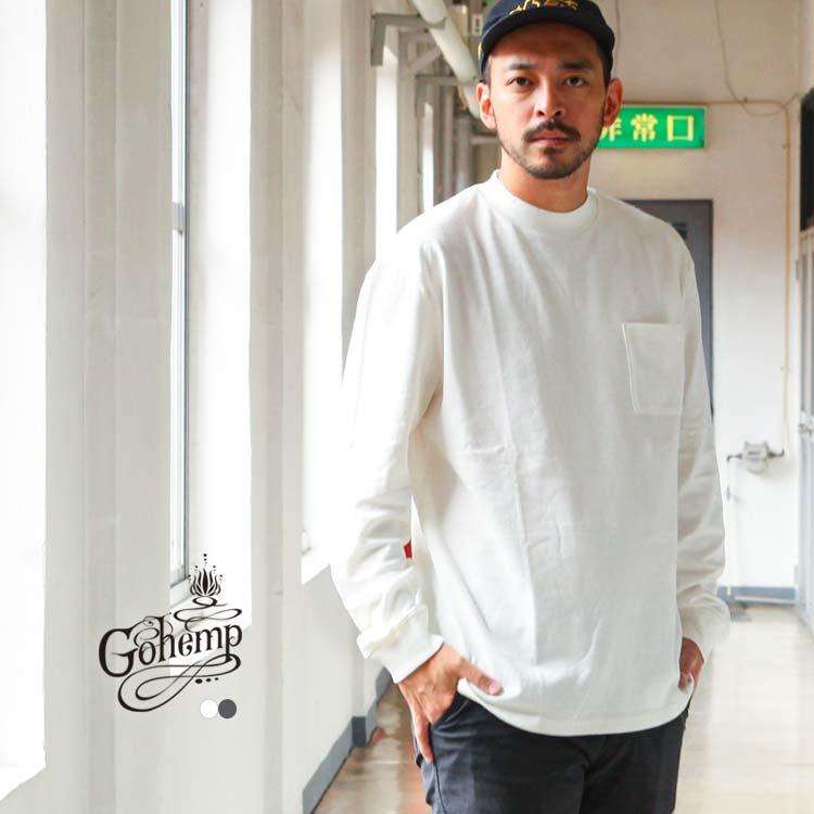 GOHEMP（ゴーヘンプ） GO HEMP gohemp トップス HI NECK L/SL TEE