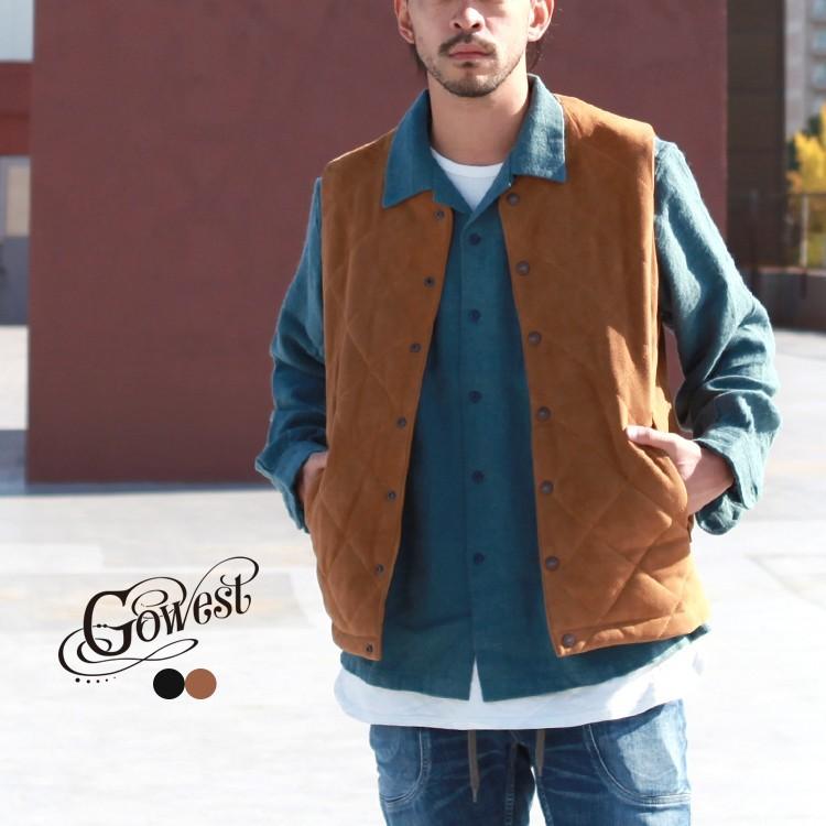 GOWEST（ゴーウエスト） QUILT VEST / GOAT SPRIT アウター ベスト