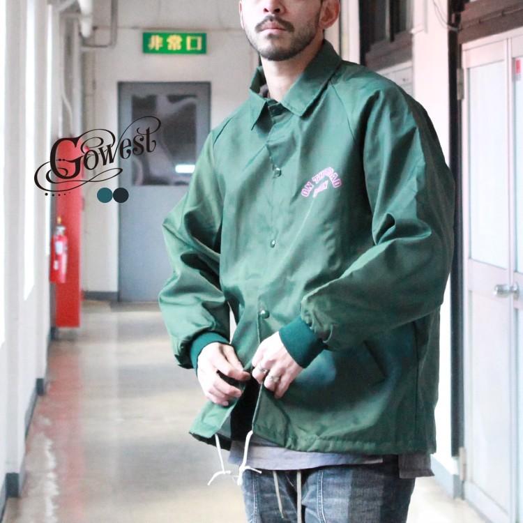GOWEST ゴーウエスト USA COACH JACKET / OXFORD NYLON アウター ジャケット コーチジャケット