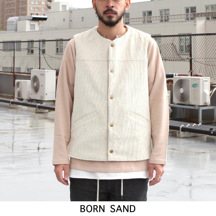 GOWEST（ゴーウエスト） アウター ベスト 80'S BOA VEST / 8W CORDUROY