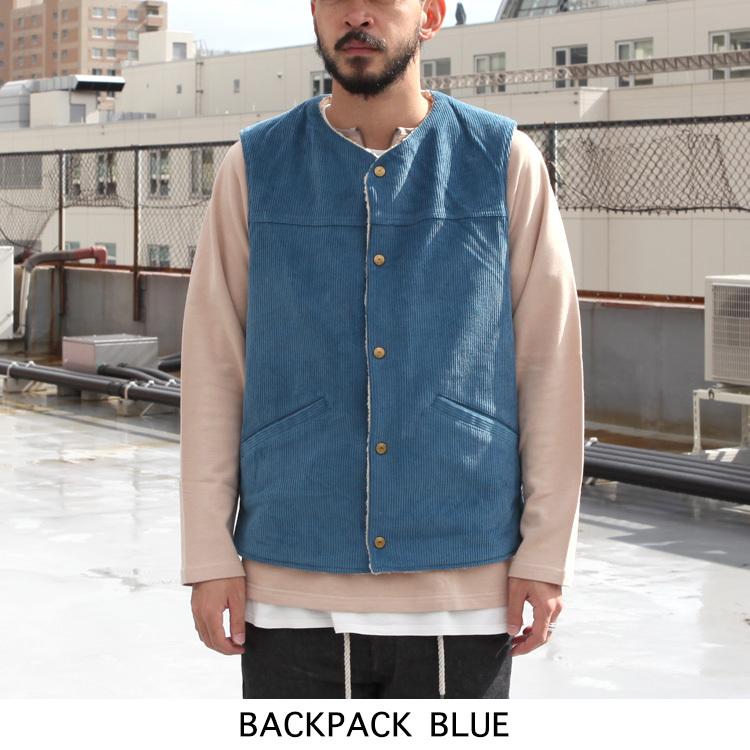 GOWEST（ゴーウエスト） アウター ベスト 80'S BOA VEST / 8W CORDUROY