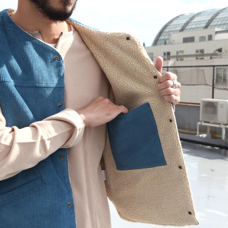 GOWEST（ゴーウエスト） アウター ベスト 80'S BOA VEST / 8W CORDUROY