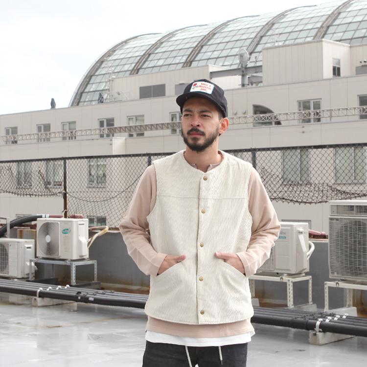 GOWEST（ゴーウエスト） アウター ベスト 80'S BOA VEST / 8W CORDUROY