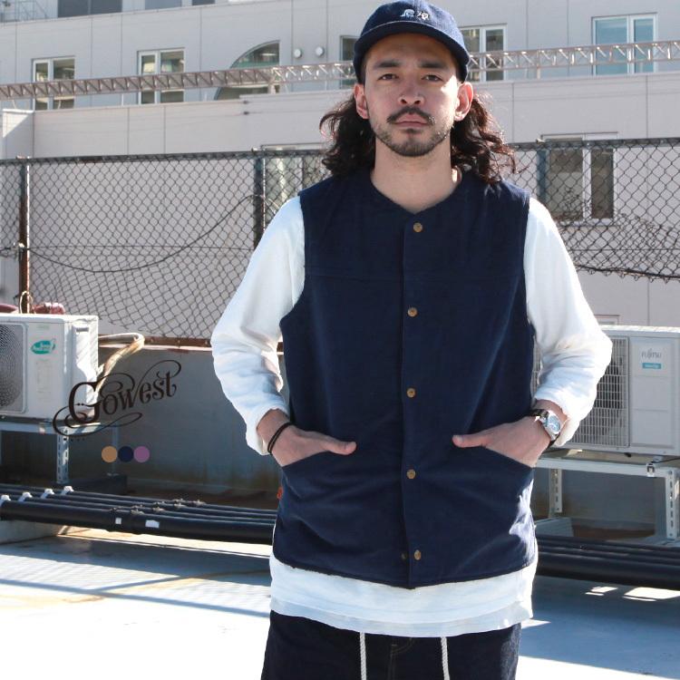 GOWEST（ゴーウエスト） アウター ベスト BOA VEST / 13W CORDUROY