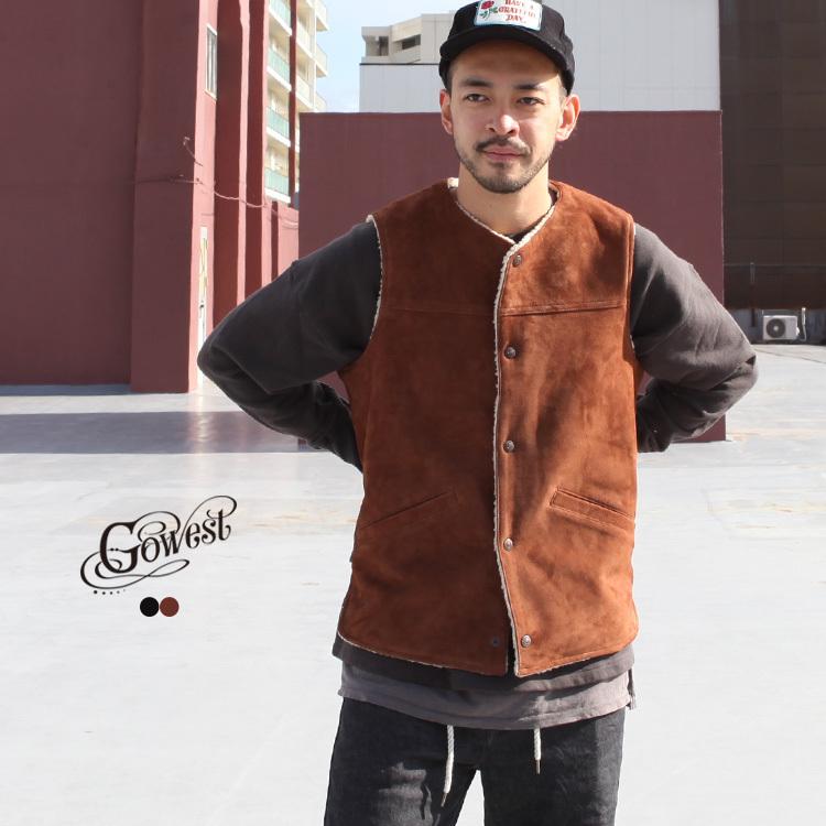 refomed CASTRO BOA VEST サイズ2 brown refomed [ CASTRO BOA VEST ] BROWN | ロイド・エフダブリュー