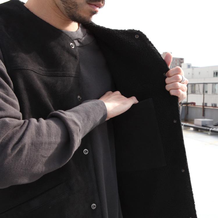 GOWEST（ゴーウエスト） アウター ベスト 80'S BOA VEST / GOAT SUEDE