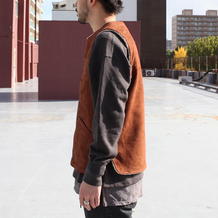 ゴンズ　GOWEST ゴーウエスト　ボアベスト GOWEST（ゴーウエスト） アウター ベスト BOA VEST / 8W CORDUROY