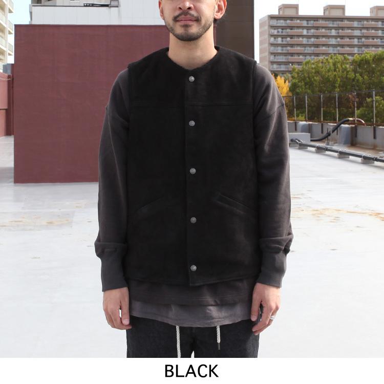 GOWEST（ゴーウエスト） アウター ベスト 80'S BOA VEST / GOAT SUEDE