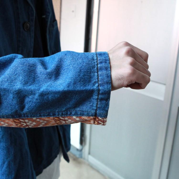 ゴーヘンプ GO HEMP gohemp アウター ジャケット MELLOW JACKET / 11oz H/C DENIM｜brownfloor｜11