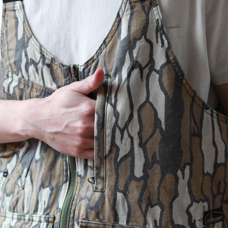 ゴーヘンプ GO HEMP gohemp ベスト HEMP UTILITY VEST / MOUNTAIN ROCK