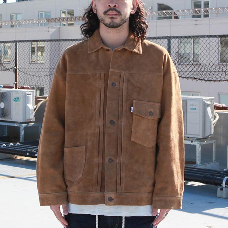 【GW★SALE】美品！オール本革スエード レザー ジャケットGO WEST GOWEST（ゴーウエスト） アウター レザージャケット BIG WIDE 3RD TYPE