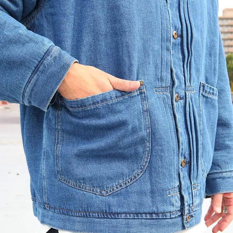 GOHEMP 3 TACK G-JAN デニム　カバーオール　ユニセックス　大戦 GOHEMP ゴーヘンプ GO HEMP gohemp アウター ジャケット 3 TACK