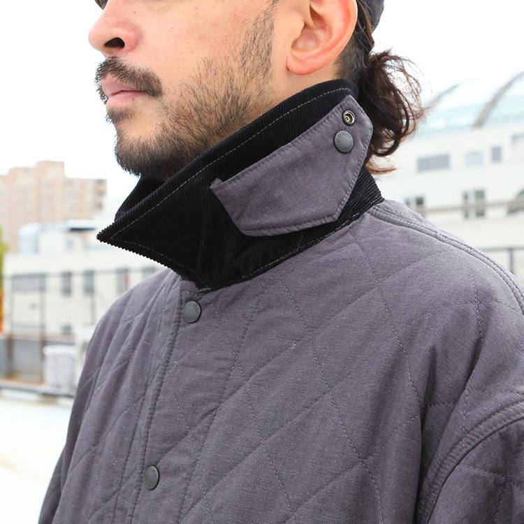 ゴーヘンプ GO HEMP gohemp アウター コート SURPLUS JOCKEY COAT / HEMP HEATHER QUILT 2023AW｜brownfloor｜09