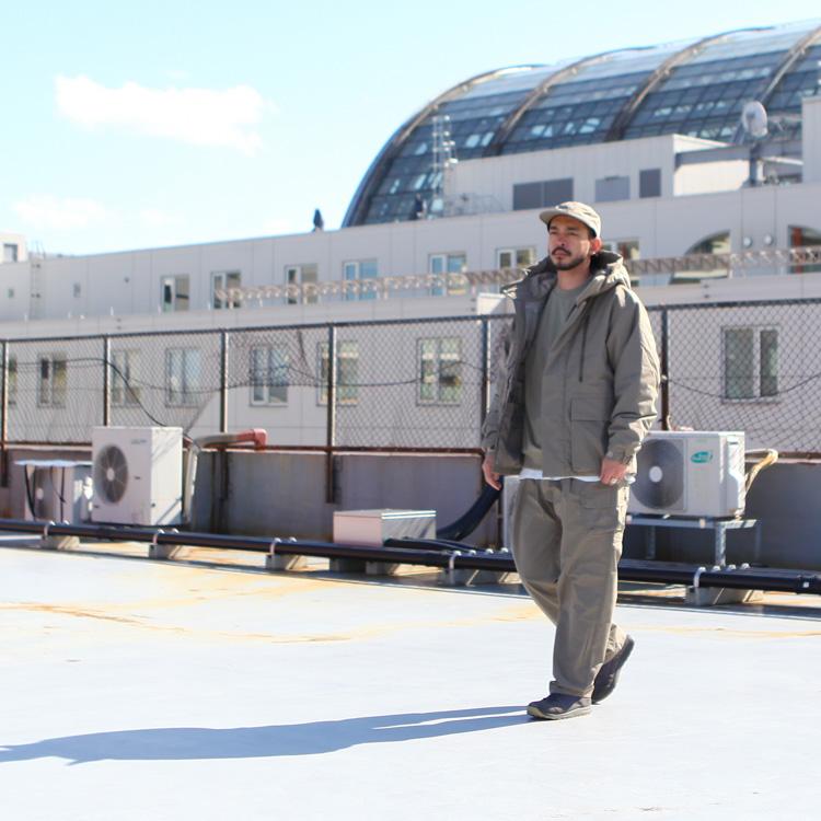 『PPFM  ピーピーエフエム』カーゴサルエルパンツ【S】ギミック　パンク サルエルパンツ カーゴパンツ メンズ[品番：LU000008943