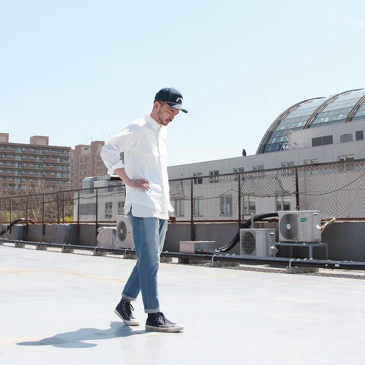 ゴーウエストのデニム ジーンズ GOWEST ゴーウエスト LOOSE TAPERED PANTS 14oz SELVAGE DENIM