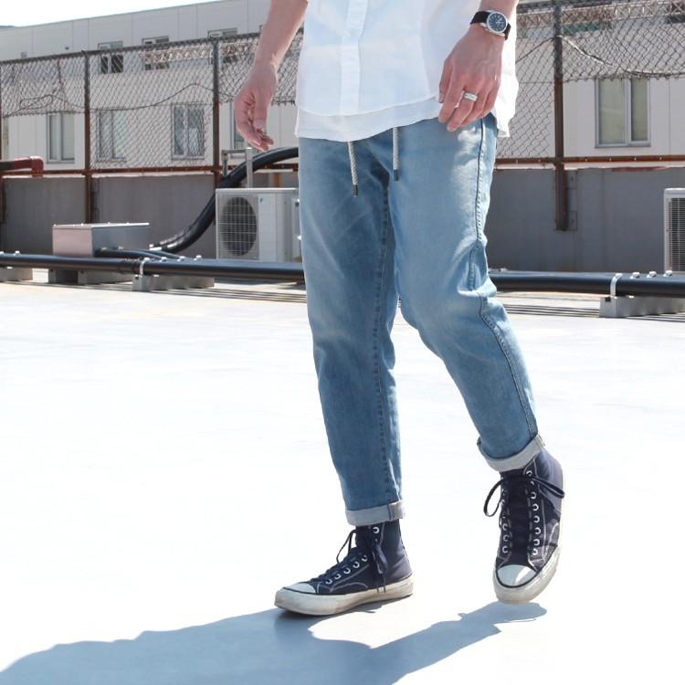 ゴーウエストのデニム ジーンズ GOWEST ゴーウエスト LOOSE TAPERED PANTS 14oz SELVAGE DENIM