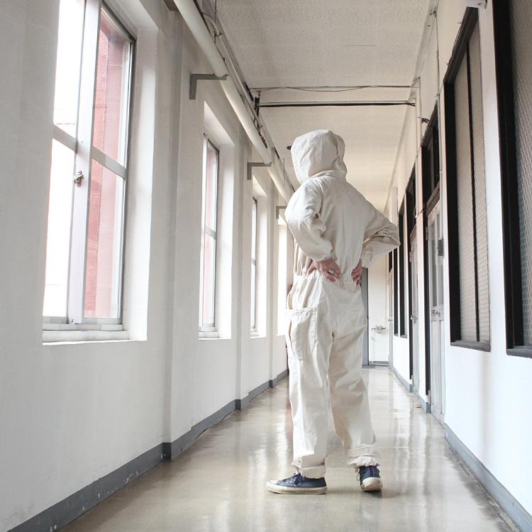 norbit（ノービット） オールインワン Hoodie Jumpsuit : BROWN FLOOR