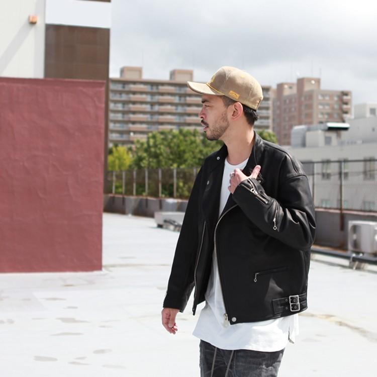 【最終価格】nonoyes シングルライダース カーフスキン ブラウン Vanson Special Custom Doulbe Riders Jacket Type 1 「グレインレザー