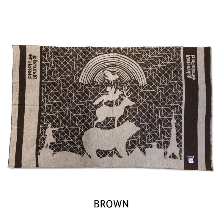 ナチュラルバイシクル Naturalbicycle ストール W Rainbow Stole 2023AW｜brownfloor｜05